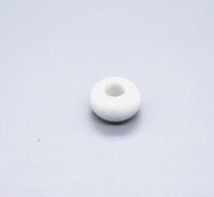 50pcs/bag 16x9mm 6mm Large Hole Ceramic Porcelain Round DIY Beads