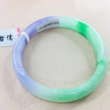 Natural Jadeite Bracelet Purple Green 54-62mm Female Princess Jade Bracelet