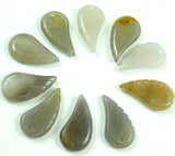 Natural Stone Tiger Eye Turquoise Quartz Crystal Opal Wings Pendant