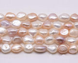 8-9mm Multicolor Rice Baroque Freshwater Pearl Loose Beads
