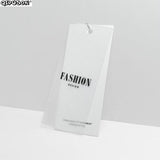 PK027 shape tag hang tag printing foil hang tag kids labels clothes