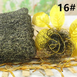 1pcs Flower Stocking Gold/Silver Silk Accessories DIY Nylon Flower Material