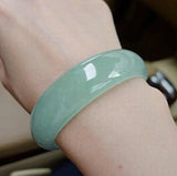 Natural Myanmar Jade A-Class Light Green Princess Bracelet
