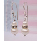 Arrival Pearl Earrings 4-10mm S925 Silver Freshwater Drop Bridal Bridesmaid Gift