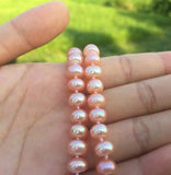 Natural Freshwater Pearl Necklace DIY Women Hot Jewelry