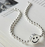 925 Silver Smile Face Romantic Bracelet for Women