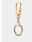 925 Sterling Silver Beaded Pan Key Chain DIY Accessories for Women