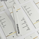 PK019 Shape Tag Hang Tag Printing Foil for Kids Clothing