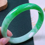 Natural Burma Jade 54mm-62mm Princess Bracelet Gift for Her