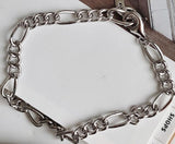 925 Silver Link Chain Bracelet Fine Jewelry