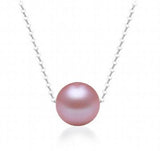 925 Silver Freshwater Pearl Pendant Necklace Jewelry