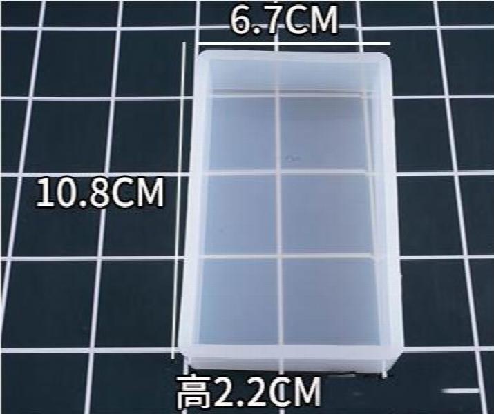 Mirror Geometry Silicone Mold DIY Epoxy Plastic Mirror Craft Jewelry