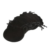100pcs Mix-Color Round Velvet Drawstring Ring Jewelry Bag & Pouches