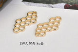 50pcs Cartoon Geometry/Heart Alloy Floating Locket Charms DIY Pendants