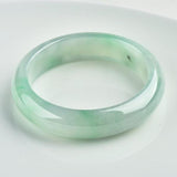 Natural Burmese Jadeite Light Green Bracelet 54-64mm