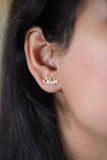 Personalized Name Stud Earrings - Minimalist Jewelry for Women