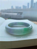Natural Burmese Jade Two-tone Bracelet Princess Jewelry Gift