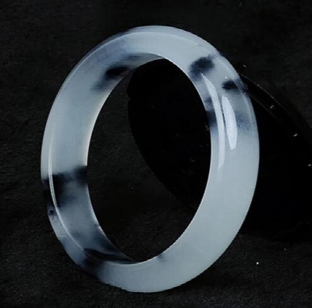 Hand Carved Round Jade Bracelet for Women Men