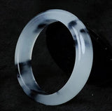 Hand Carved Round Jade Bracelet for Women Men