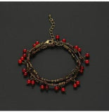 Antique Braided Rope Bracelet Female Student Jewelry