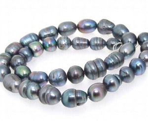 Rice Freshwater Pearl Loose Beads 15in One Full String AA 8x9MM DIY Jewelry