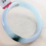 Zheru Jewelry Natural Jadeite Bracelet 54-62mm A Class A Certificate