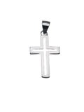 925 Sterling Silver Cross Pendant Rhodium Plated