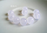 360pcs 8mm Acrylic Loose Beads Jelly Spacer DIY Accessories