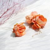 Vintage Hanfu Hairpin Head Jewelry Flower Clips Set