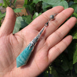 Natural High Amazonite Pendulum Divination Pendant