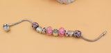 6PCS Pink Ribbon Breast Cancer Bracelets for Awareness Month