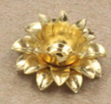 BoYuTe 11*5MM Metal Brass Three-layer Flower Diy Jewelry Accessories