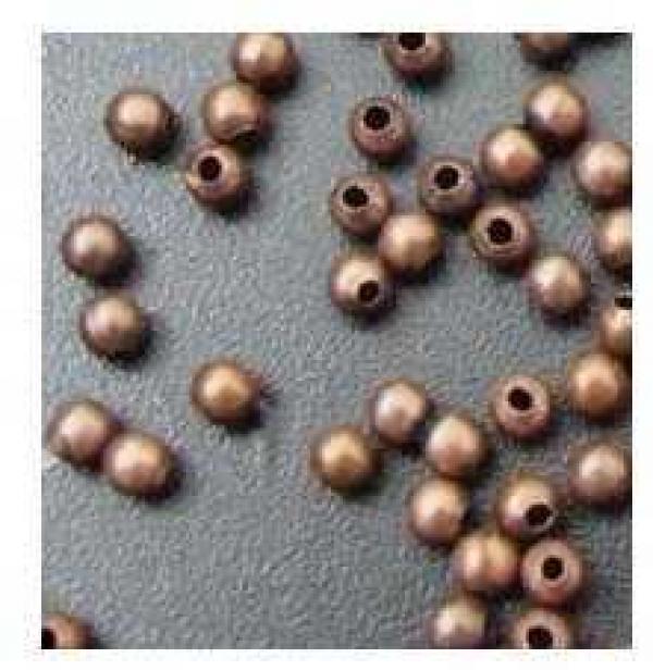 3000pcs 2.5mm Metal Ball Findings Spacer Beads for Craft