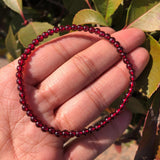 Natural Garnet Bracelet High Crystal Healing Stone Women Jewelry Gift