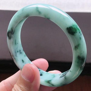 Zheru Jewelry Natural Myanmar Jade Bracelet for Mom Girlfriend