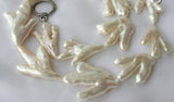 Baroque Pearl Necklace with Gold Chain