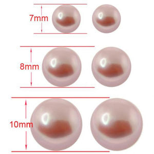 Lavender Freshwater Pearl Earrings Set of 3 Pairs 6-10MM