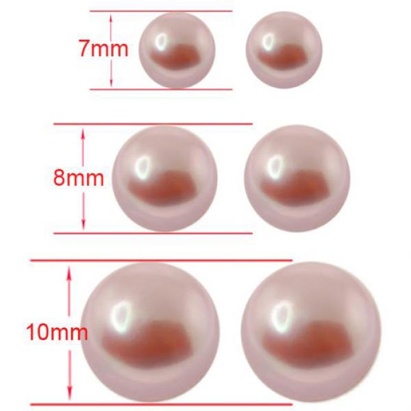 Lavender Freshwater Pearl Earrings Set of 3 Pairs 6-10MM