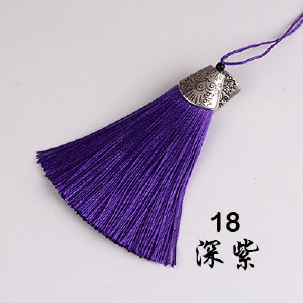 20pcs Colorful Silk Tassel Fringe DIY Jewelry Making Charms