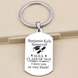 Personalized Graduation School Keychain Class Of 2021