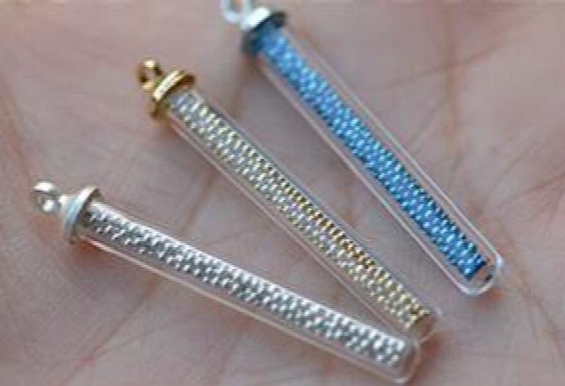 20sets 25*5mm Glass Globe & Silver Cover Button Set for Sweater Chain
