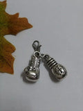 30 Pcs Vintage Boxing Glove Cross Charm Pendants for Jewelry Making