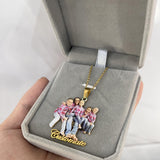 Custom Photo Necklace for Kids - Personalized Memory Jewelry