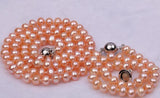 5-6mm AA Flat Freshwater Pearl Necklace & Bracelet Set