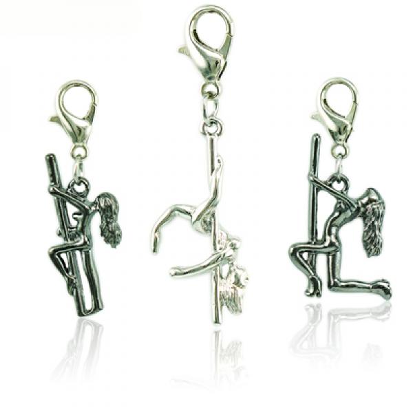 50pcs Lobster Clasp Dangle Girls Pendants DIY Charms Jewelry Making