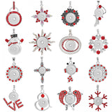 10pcs Snap Pendant Necklace 18mm Snap Button DIY Jewelry