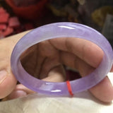 Zheru Jewelry Natural Burmese Jadeite Light Purple Bracelet