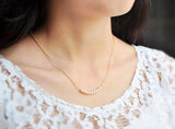 Natural Pearl 6-7mm Necklace Fresh Sweet Woman Clavicle Jewelry 18inch