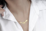 Personalized Mermaid Necklace - Name Necklace - Stainless Steel