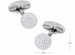 Sunnylink Men's Golf Ball Cufflinks L1538 13mm